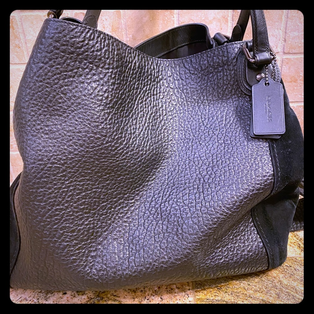 COACH Mixed Leather Edie 42